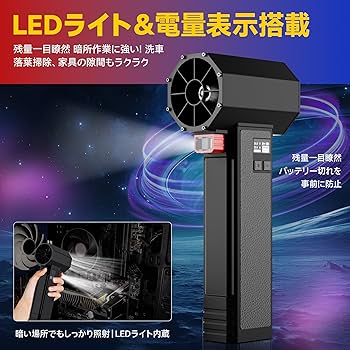 最速　最急で望みを叶えるパワー　わずかな可能性を100%に Amazon.co.jp: SpeedSurge 洗車 ブロワー【2025革新版｜1800g超